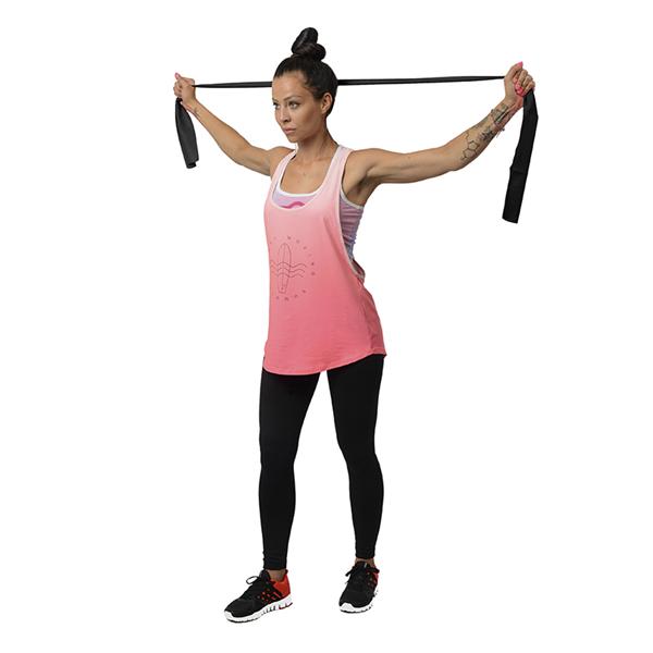 FITNESS GUMA TP01 ČERNÁ HMS