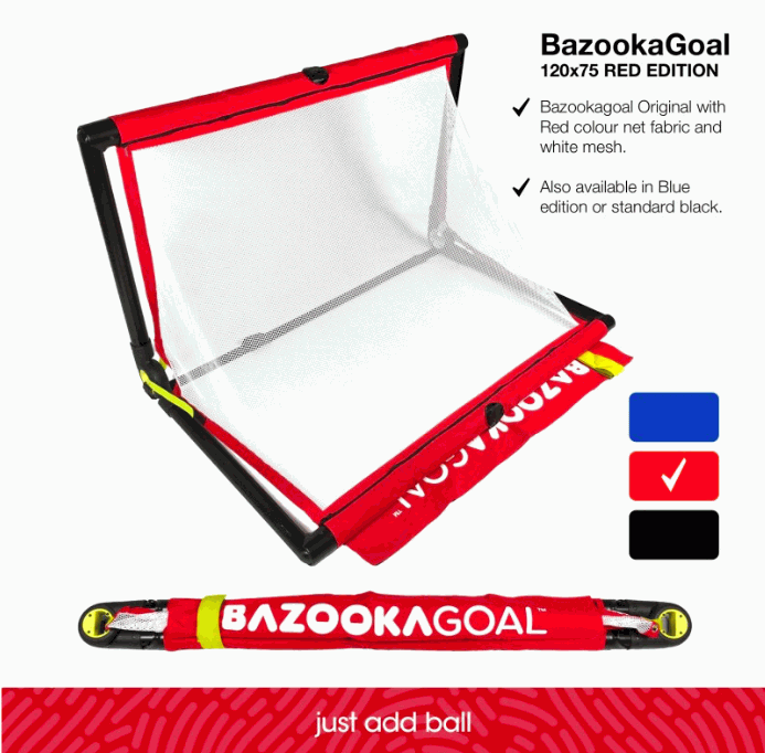 Bránka BAZOOKAGOAL ORIGINAL 120×75 Red Edition
