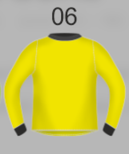 Detský brankársky dres COLO GOAL NEON YELLOW