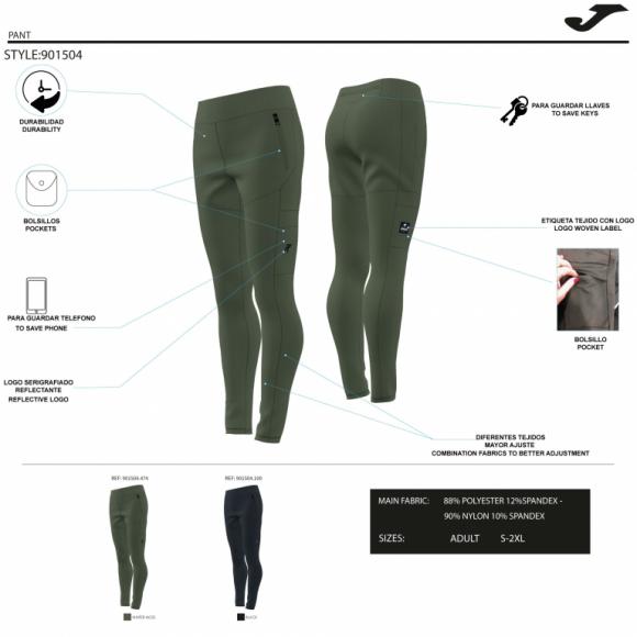 Outdoorové nohavice JOMA EXPLORER 901504.100
