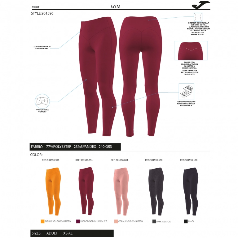 Dámske legíny JOMA CORE 901596.651