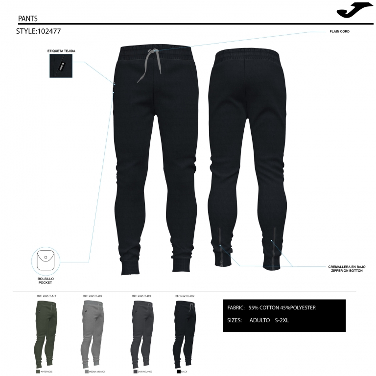 Tepláky JOMA URBAN STREET 102477.100