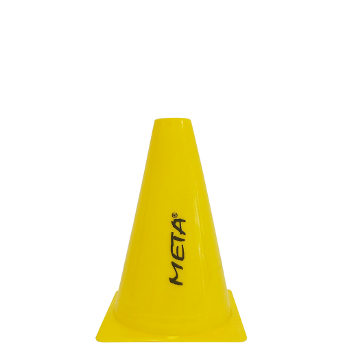 Kužeľ plastový META 15 cm žltý