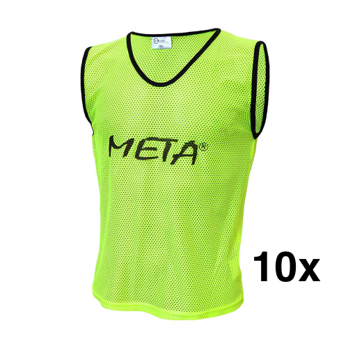 Sada 10x rozlišovací dres META žltý