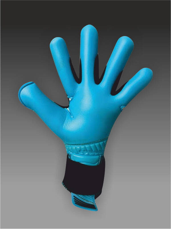 Brankárske rukavice REGIO Cyber Monster Latex blue-black