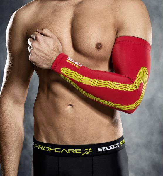 Kompresný rukáv Select Compression arm sleeves 6610 červený