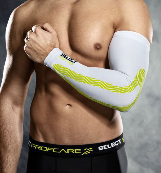 Kompresný rukáv Select Compression arm sleeves 6610 biely