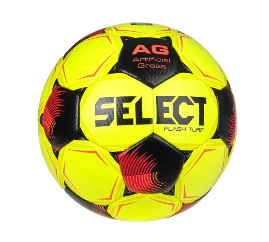 Futbalová lopta Select Flash turf žlto červená