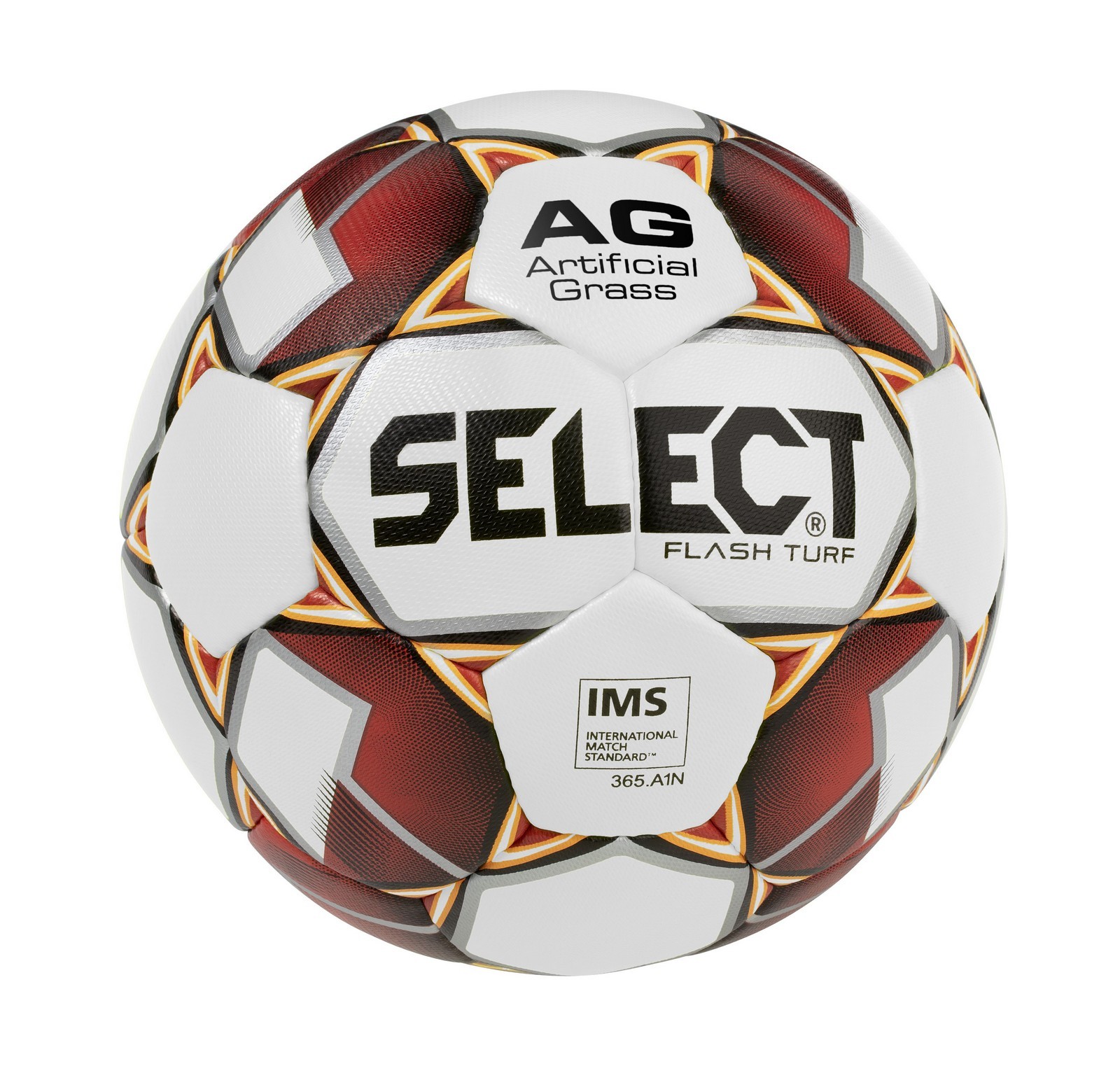 Futbalová lopta Select Flash turf bielo červená