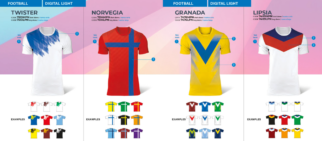 Futbalový dres SPORTIKA Digital LIGHT PESCARA 7416LPN