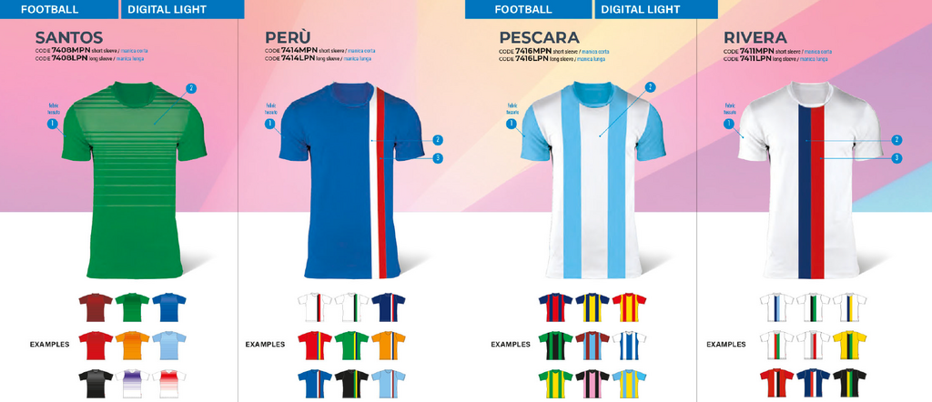 Futbalový dres SPORTIKA Digital LIGHT PESCARA 7416LPN