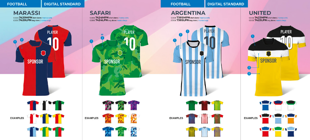Futbalový dres SPORTIKA Digital STANDARD ARGENTINA 7385MPN