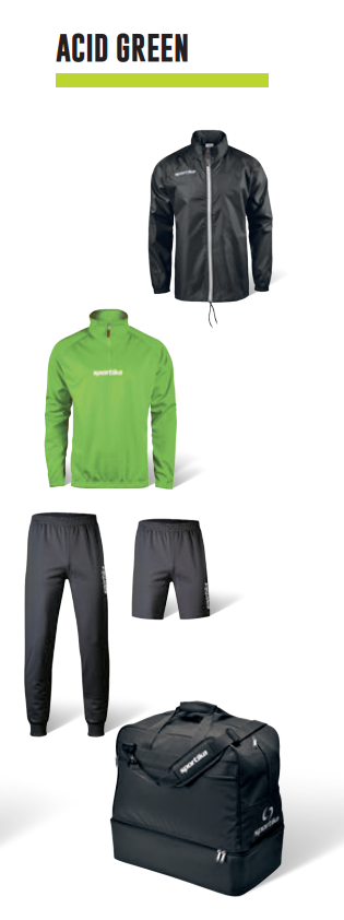 SPORTIKA 5-dielny winter BOX ACID GREEN