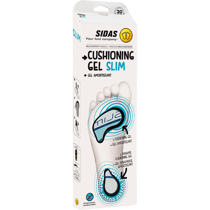 Vložky do topánok Sidas Cushioning Gel Slim