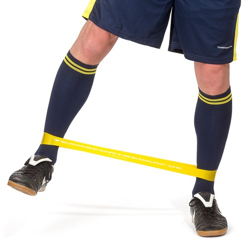 Miniband - fitness guma TEAMSPORTS yellow