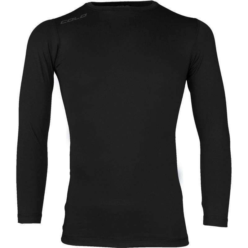 Kompresné tričko s dlhým rukávom COLO UNDER 3, čierne