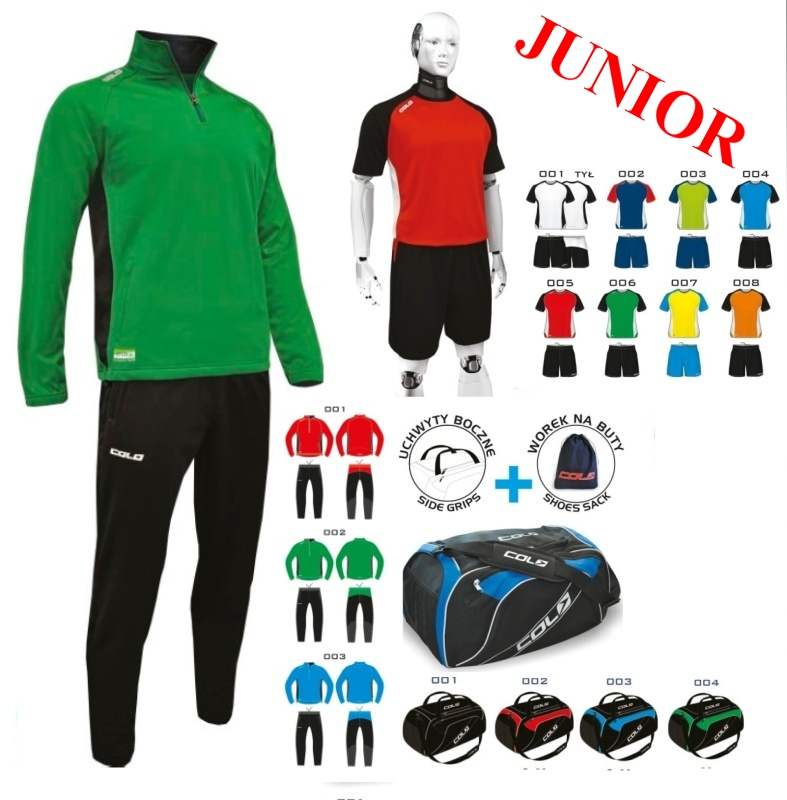 Sada HITTER JUNIOR, tepláková súprava, dres a taška COSMO S.