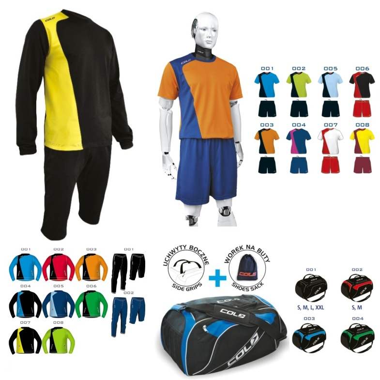 Sada IMPERY, dres s tréningovou teplákovou súpravou a taškou COSMO 3PACK1.