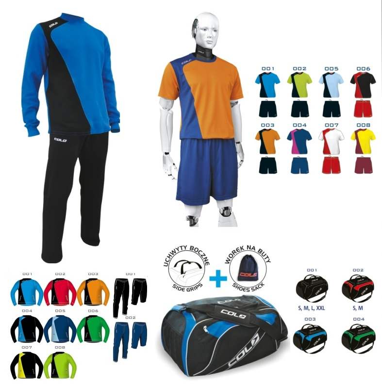 Sada IMPERY, dres s tréningovou teplákovou súpravou a taškou COSMO 3PACK2.