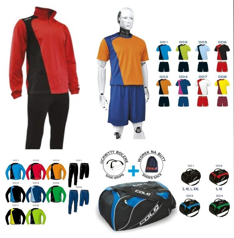 Sada IMPERY, dres s tréningovou teplákovou súpravou a taškou COSMO 3PACK3.