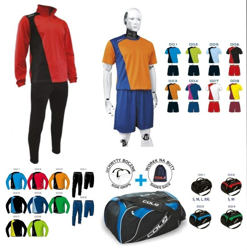Sada IMPERY, dres s tréningovou teplákovou súpravou a taškou COSMO 3PACK4.