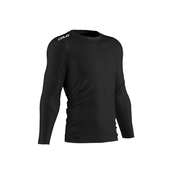Kompresné tričko s dlhým rukávom COLO UNDER 3, čierne
