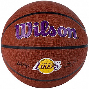 Basketbalová lopta Wilson Team Alliance Los Angeles Lakers WTB3100XBLAL