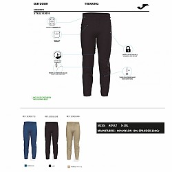 Turistické nohavice JOMA EXPLORER 103018.100