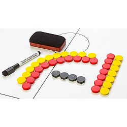 Set náhradných pomôcok k magnetickej tabuli 2120