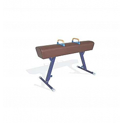 Gymnastický kôň s rukoväťami kožený