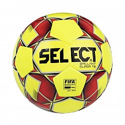 Futbalová lopta Select Brillant Super TB žlto červená
