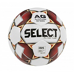 Futbalová lopta Select Flash turf bielo červená