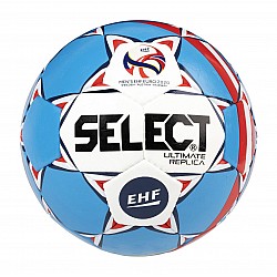 Hádzanárska lopta SELECT HB Ultimate EURO 2020 replika bielo modrá