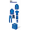 SPORTIKA športový 8-dielny BOX BLUE