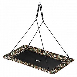 Obdelníková houpačka typu čapí hnízdo NILS Camp NB5043 maskáčová
