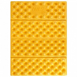 Skládací pěnové sedátko s reflexní vrstvou NILS Camp NC17105 žluté