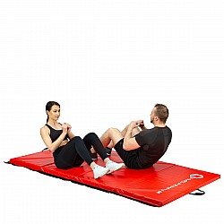 Skládací žíněnka HMS Premium MGS01 červená