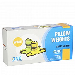 Zátěže na zápěstí a kotníky ONE FITNESS WW01 2 x 0,7 kg žluté