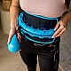 Masážní hula hoop FH01 se závažím modrá