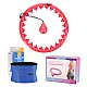 Masážní hula hoop FH01 se závažím červená