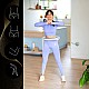 Sada masážní hula hoop HMS HHM15 se závažím, magnety a počítadlem a zeštíhlujícího pásu BR163 zelená
