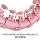 Sada masážní hula hoop HMS HHW01 se závažím a zeštíhlujícího pásu BR163 růžová