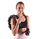 Masážní hula hoop HMS HHW01 se závažím černá