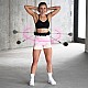 Masážní hula hoop HMS HHW01 se závažím černá