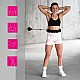 Masážní hula hoop HMS HHW01 se závažím černá