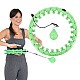 Masážní hula hoop HMS HHW01 se závažím zelená