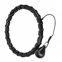 Masážní hula hoop HMS HHW02 se závažím černá