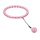 Masážní hula hoop HMS HHW02 se závažím růžová