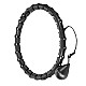 Masážní hula hoop HMS HHW11 PLUS SIZE se závažím černá