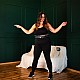 Masážní hula hoop HMS HHW12 plus size se závažím černá